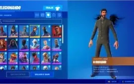 Conta de fortnite seasson 3 com mais de 110k deVbucks gastos