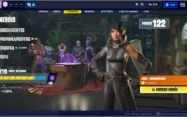 Conta de fortnite seasson 3 com mais de 110k deVbucks gastos