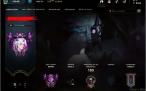 Conta lol mestre com w/r positivo