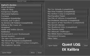 EK 229, RP 187 - skills boas - Squire of Tibia