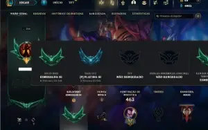 Esmeralda 3 com TODOS os champs e 190 Skins + 6 Prestigios