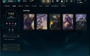 Esmeralda 3 com TODOS os champs e 190 Skins + 6 Prestigios
