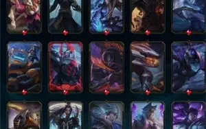 Conta de League of Legends Platina 3 com muitas skins