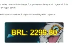Conta de League of Legends Platina 3 com muitas skins