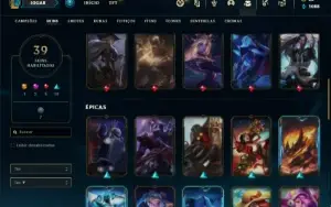 Conta prata 2 com 40 Champs e 39 Skins ( MAIN ADC )