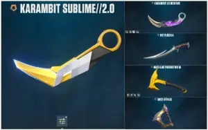 Conta Com Karambit Sublime E Vandal Rgx 🥋 Varias Facas 🥋