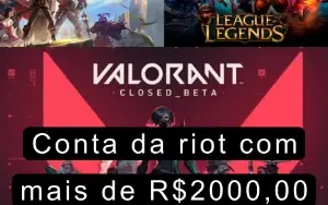 Conta da riot com muitas skins- Valorant Lol e Wr