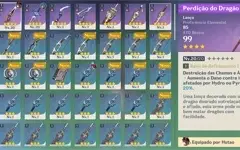 Hutao, Xingqiu+espada do sacrificio banner no garantido Ar16