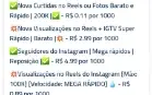 Painel de seguidores 1,50 1k de seguidores lá