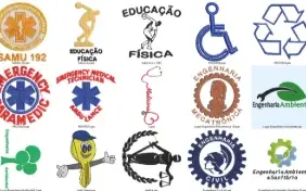 300 Matrizes Tipo PES para Bordados com Tema Profissões
