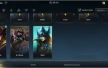Conta Wild Rift com skins boas, baratinha