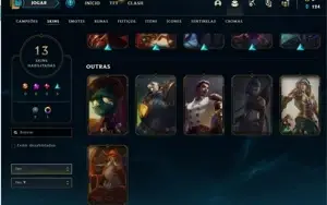 SMURF W/R ALTO + SKINS LENDÁRIAS 2022