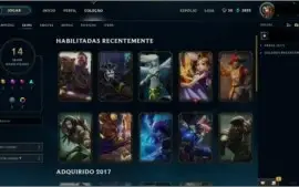 Conta D5 - LoL - 54 champs - 14 Skins