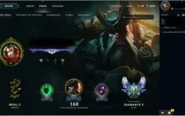 Conta D5 - LoL - 54 champs - 14 Skins