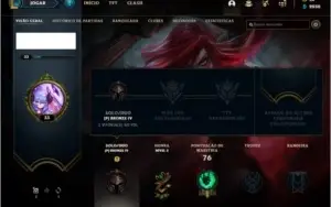 Conta Bronze 4 com 1 vitoria ranked apenas