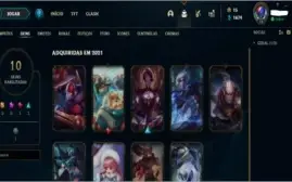 Conta lol gold 2 icone raro