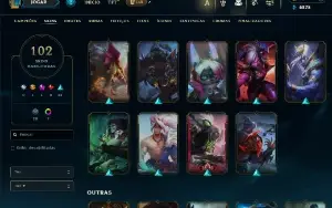 Conta De League Of Leagends/Full Acesso/102 Skins/Level 323