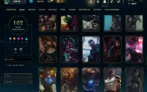 Conta De League Of Leagends/Full Acesso/102 Skins/Level 323