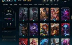Conta De League Of Leagends/Full Acesso/102 Skins/Level 323