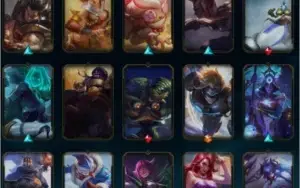 Conta de lol diamante 4 e valorant platina com skins