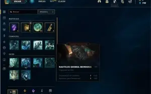 Conta prata 2 com 28 Champs e 7 Skins + 10 Espolios