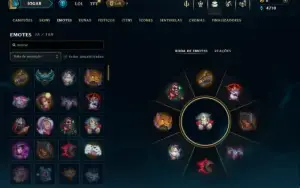 Unranked com 30 Champs e 10 Skins