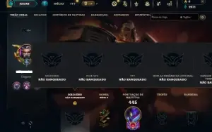 Unranked com TODOS os champs e 94 Skins + 8 Vitoriosas