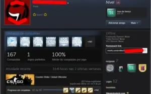 CONTA PRIME (16 anos steam) - Medalhas de 5 e 10 anos CSGO