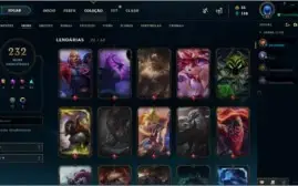 Conta LOL 232 Skins Completa