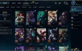 Conta LOL 232 Skins Completa