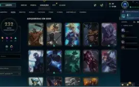 Conta LOL 232 Skins Completa