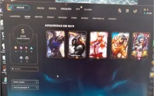 Conta lol ouro 4 s9 platina 3 mrr alto
