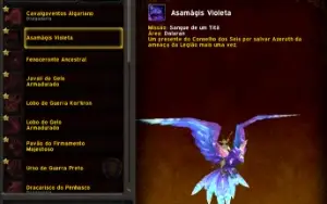 Conta c/ mogs CM MoP + PVP Wod + Druid forms de legion  Com 