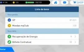 Conta De Pes Mobile Com 25 Bolas Pretas Com Messi, Neymar...