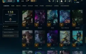 Esmeralda 2 com 85 Champs e 7 Skins