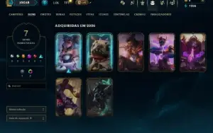 Esmeralda 2 com 85 Champs e 7 Skins