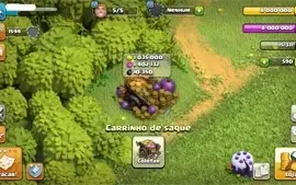 CONTA CV 9 FULL CLASH OF CLANS + Decorações RARAS