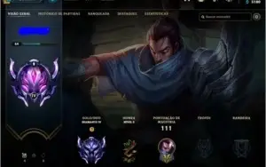 Conta League OF legends Dima IV / M7 de yasuo