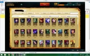 conta league of legends