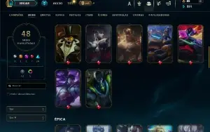 Conta Main Jg/Main NUNU/Unranked/Varias Skins