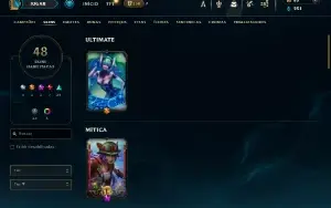 Conta Main Jg/Main NUNU/Unranked/Varias Skins