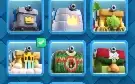 Clash Royale 9000 Trofeus, Varias cartas full 4 Evoluções