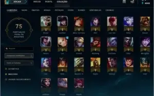 Conta Unranked Level 32, skins, 3 reembolsos