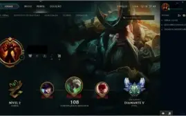 Conta Diamante 5, 33 Champions,13 Baús, 2 Páginas de runa!