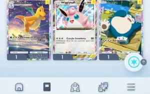 Conta Pokémon Tcg Pocket – Nível 10 com varias cartas EX