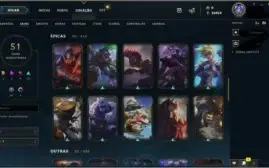 Conta lol todos os campeão D4