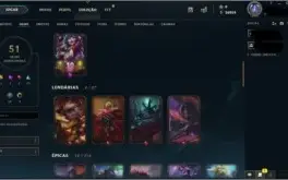 Conta lol todos os campeão D4