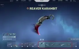 Conta ascendente com faca saqueadora + skins