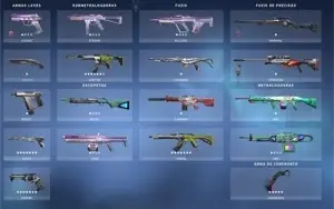 Conta ascendente com faca saqueadora + skins