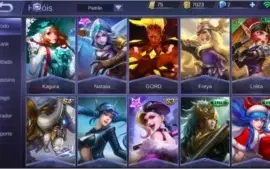 MobLegends conta 44 Champs... 44 skins 2 E outros quase 60